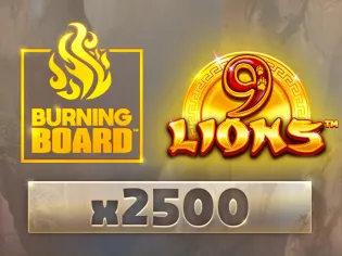 9 Lions™ Burning Board™ screenshot
